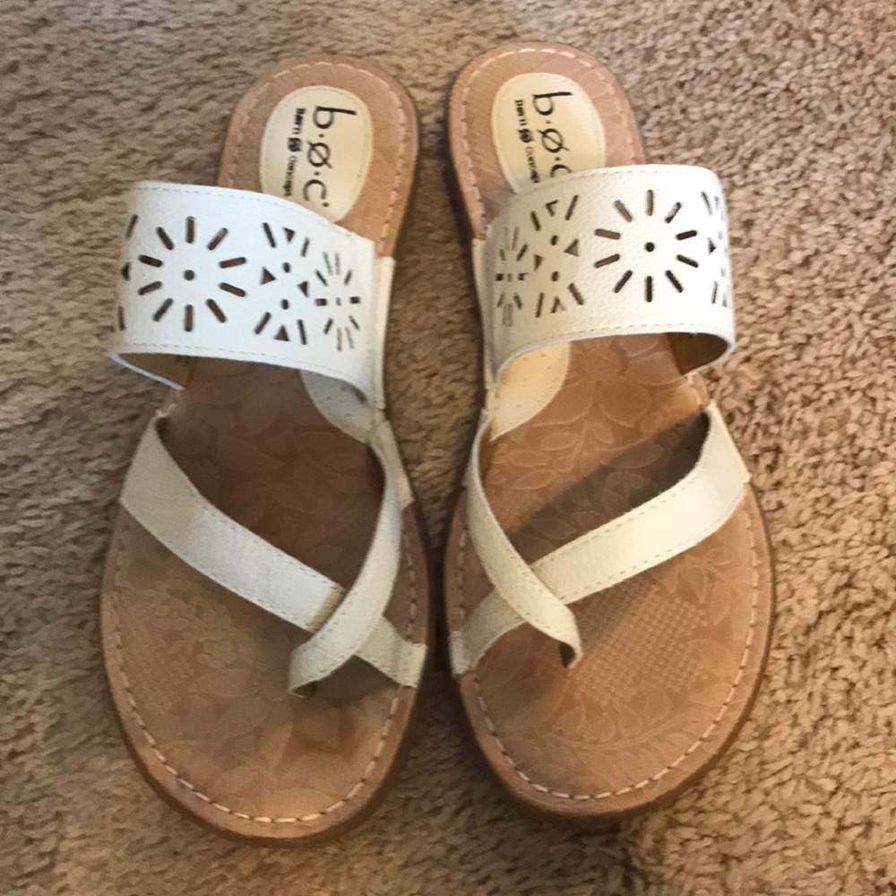 B.o.c. White & cream sandals